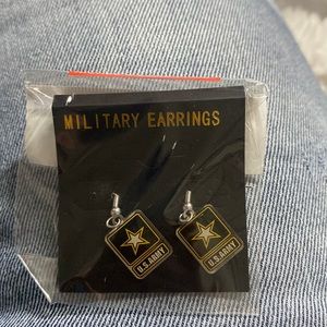 New Military Army Earrings Never Opened Never Used.